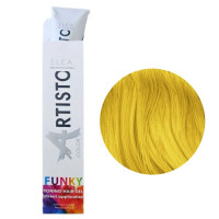 Тонуючий гель для волосся Elea Professional Artisto Funky Colors Toning Hair Gel Yellow (жовтий) 100 мл 