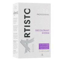 Система для видалення кольору з волосся Elea Professional Artisto Color Decolorant System 2*60мл