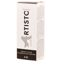 Фарба для брів Elea Professional Artisto 4.01 графіт (25мл.барвник + 40мл.активатор)