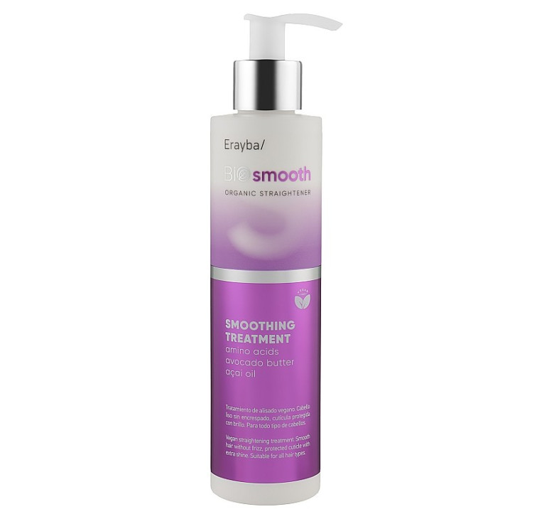 Засіб для випрямлення волосся Erayba BIOsmooth Organic Straightener Smoothing Treatment 200мл