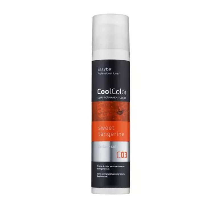 Полуперманентная крем-краска для волос Erayba CoolColor Semi-Permanent Color C03 сладкий мандарин 100мл
