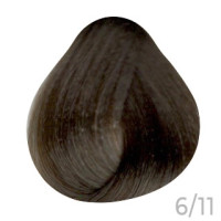 Крем-фарба для волосся Erayba Equilibrium Hair Color Cream 6/11 Інтенсивний попелястий темно-русявий 120мл