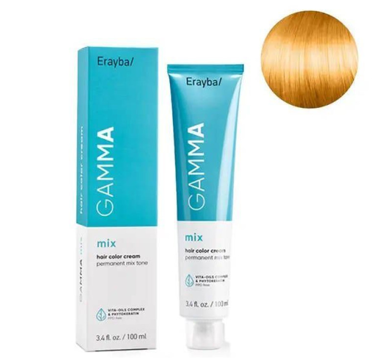 Крем-фарба для волосся Erayba Gamma Mix Tone Haircolor Cream 0/30 Золотистий мікстон 100мл
