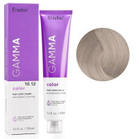 Крем-фарба для волосся Erayba Gamma Color Haircolor Cream 10/12 Супер світлий попелясто-ірисовий блонд 100мл