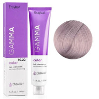 Крем-фарба для волосся Erayba Gamma Color Haircolor Cream 10/22 Інтенсивний супер світлий ірисовий блонд 100мл