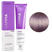 Крем-краска для волос Erayba Gamma Color Haircolor Cream 10/80 Супер-светлый фиолетовый блонд 100мл