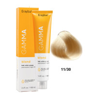 Крем-фарба для волосся Erayba Gamma Blond Superblond Haircolor Cream 11/30 Платиново-золотистий блонд 100мл