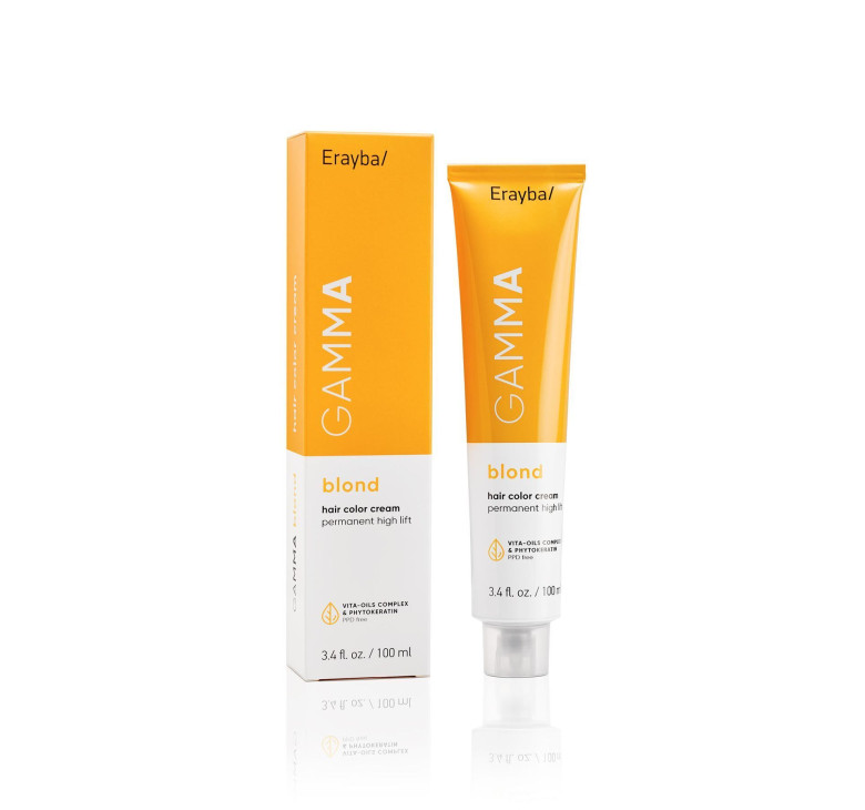Крем-фарба для волосся Erayba Gamma Blond Superblond Haircolor Cream 12/30 Супер екстра золотистий блонд 100мл