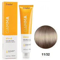 Крем-фарба для волосся Erayba Gamma Blond Superblond Haircolor Cream 11/32 Платиновий блонд золотисто-бежевий 100мл