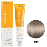 Крем-фарба для волосся Erayba Gamma Blond Superblond Haircolor Cream 12/12 Супер екстра попелясто-ірисовий блонд 100мл