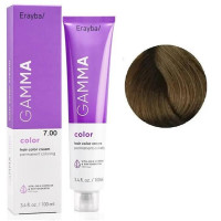 Крем-фарба для волосся Erayba Gamma Color Haircolor Cream 7/00 Натуральний блонд 100мл