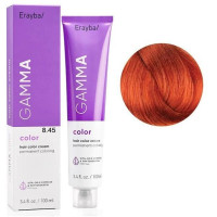 Крем-краска для волос Erayba Gamma Color Haircolor Cream 8/45 Светлый медно-махагоновый блонд 100мл
