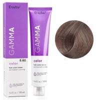 Крем-краска для волос Erayba Gamma Color Haircolor Cream 8/60 Светлый коричневый блонд 100мл