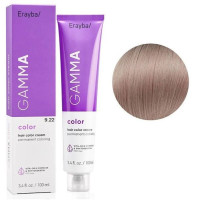 Крем-фарба для волосся Erayba Gamma Color Haircolor Cream 9/22 Інтенсивний дуже світлий ірисовий блонд 100мл