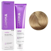 Крем-краска для волос Erayba Gamma Color Haircolor Cream 9/30 Очень светлый золотистый блонд 100мл