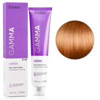 Крем-фарба для волосся Erayba Gamma Color Haircolor Cream 9/43 Дуже світлий мідно-золотистий блонд 100мл