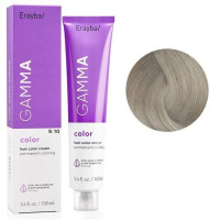 Крем-краска для волос Erayba Gamma Color Haircolor Cream 9/10 Очень светлый пепельный блонд 100мл