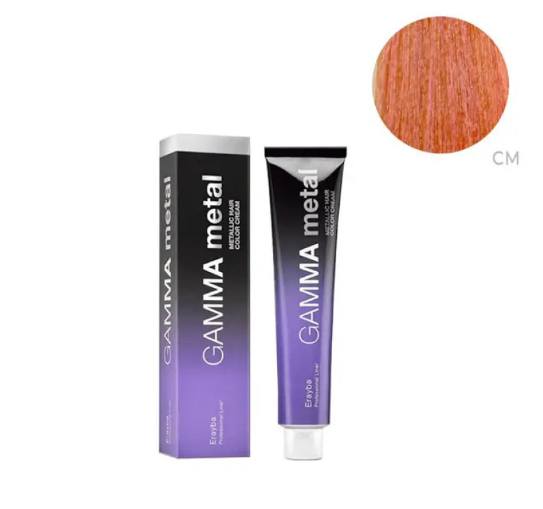 Крем-краска для волос Erayba Gamma Metal CM Coral Metallic 100мл