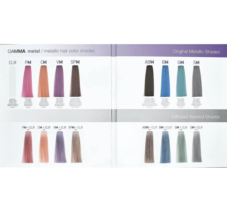 Крем-краска для волос Erayba Gamma Metal CM Coral Metallic 100мл