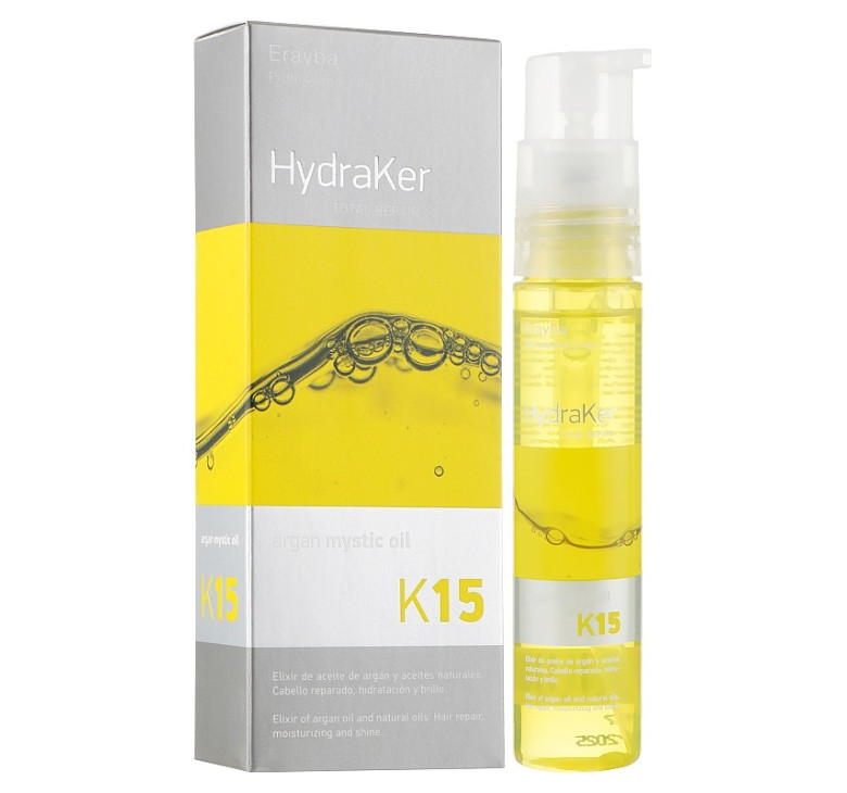 Масло арганы для волос Erayba HydraKer K15 Argan Mystic Oil 50мл