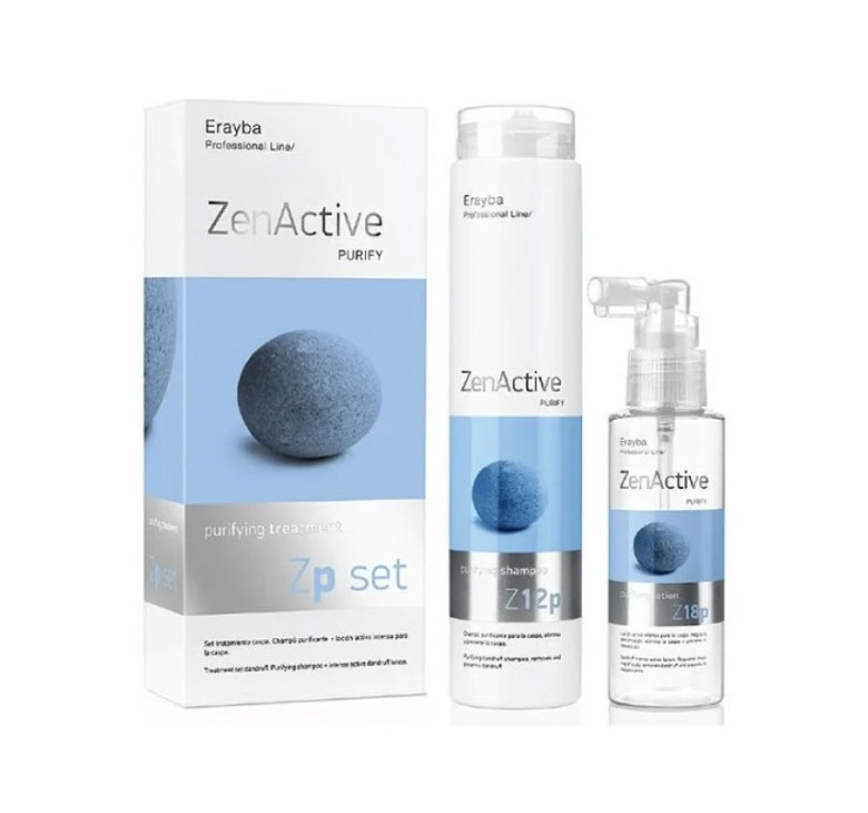 Набір проти лупи Erayba Zen Active Purify Zp Set шампунь 250мл + лосьйон 100мл