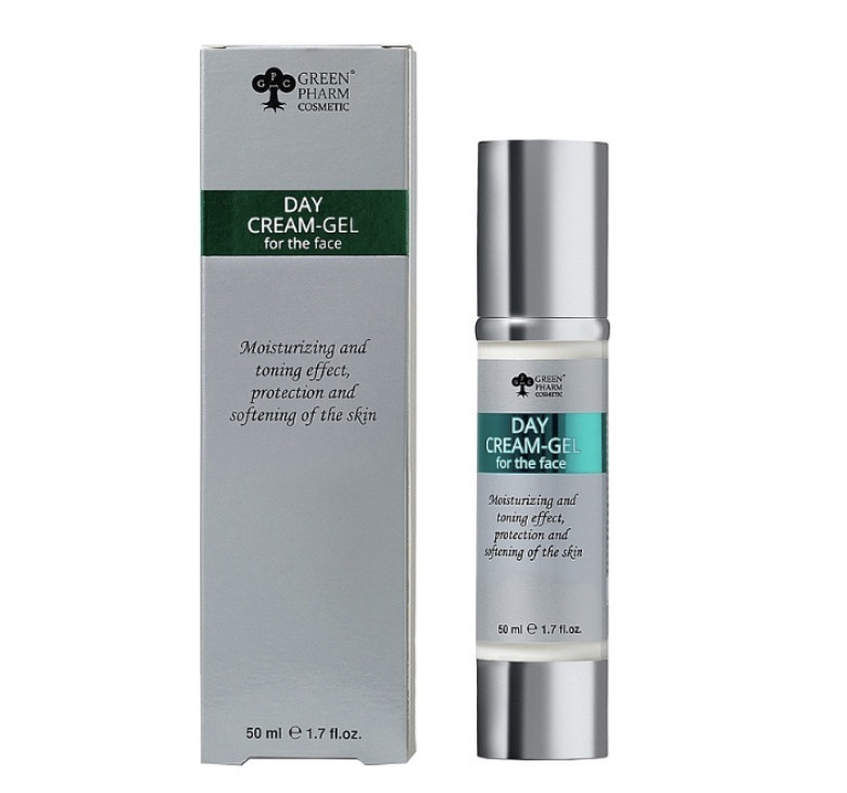 Денний крем-гель для обличчя з SPF-15 рН 5,5 Green Pharm Cosmetic 50мл