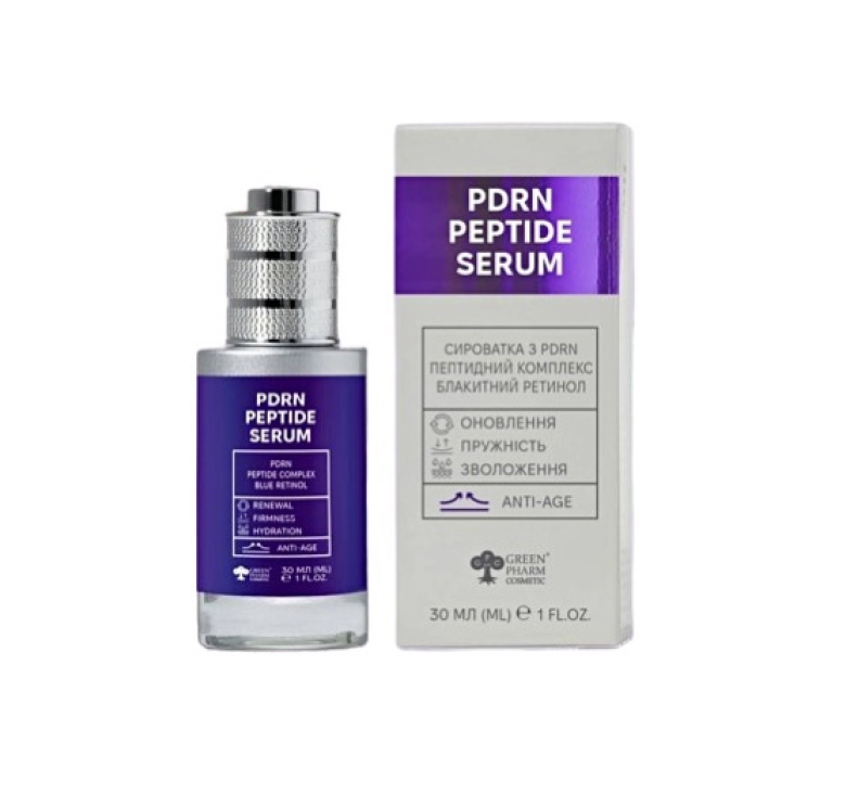 Сироватка для обличчя омолодження та відновлення PDRN AgeFix Serum, Green Pharm Cosmetic 30мл