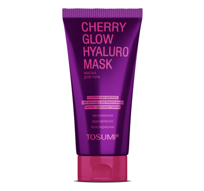 Маска гіалуронова для тіла CherryGlow Hyaluro Mask TOSUMI, 250 мл