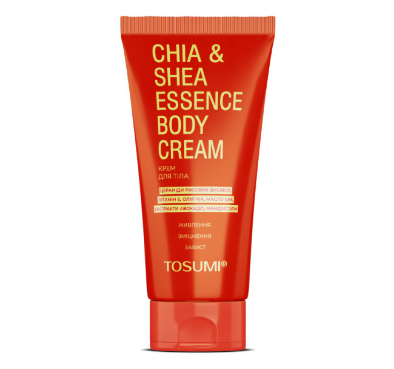 Крем для тіла екстра живлення Chia & Shea Essence Body Cream TOSUMI, 250 мл
