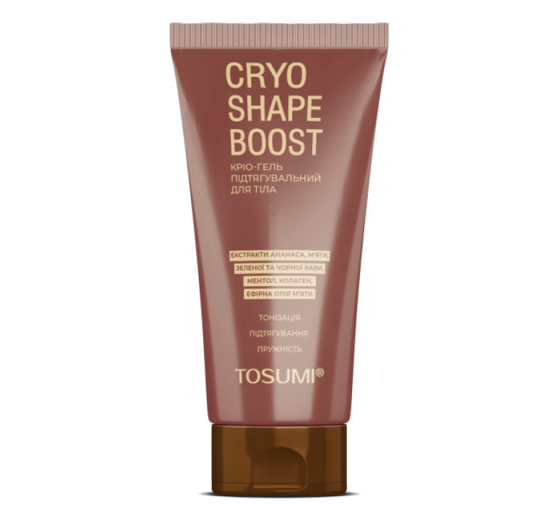 Кріо-гель підтягувальний тонізуючий CryoShape Boost TOSUMI, 250 мл