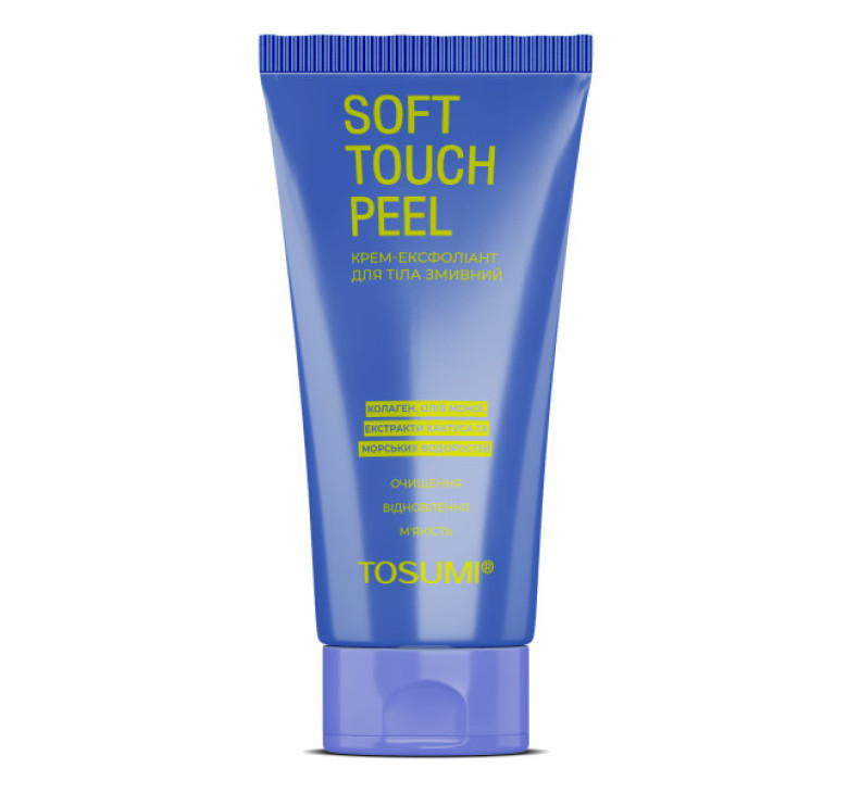 Крем-ексфоліант для тіла SoftTouch Peel, змивний TOSUMI, 250 мл