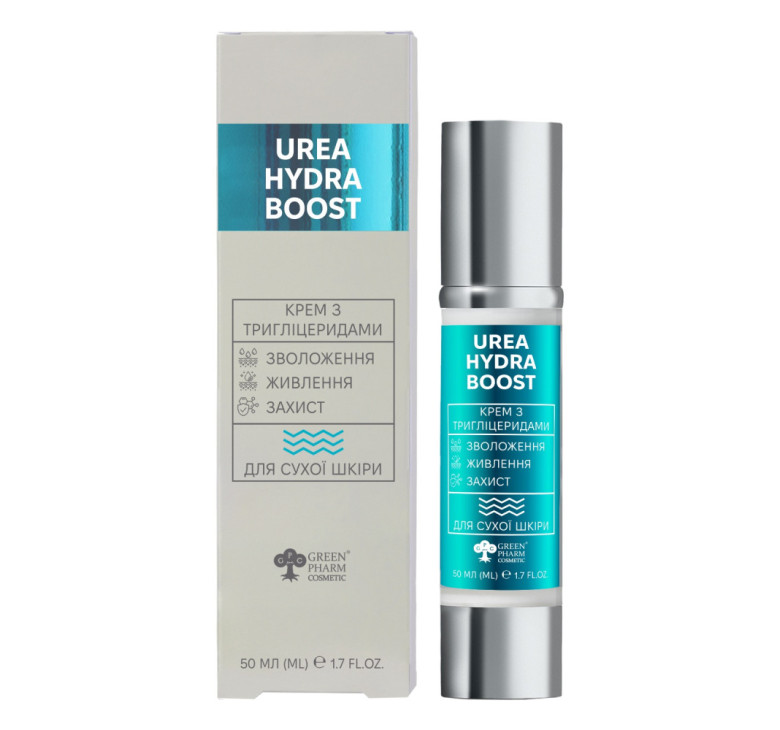 Крем для сухой и обезвоженной кожи Green Pharm Cosmetic Urea Hydra Boost, 50 мл