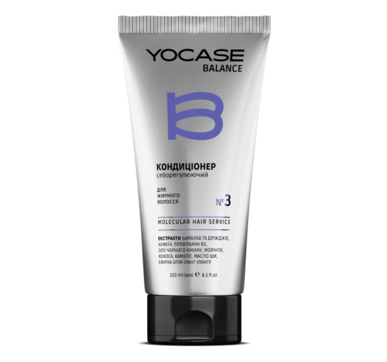 Кондиціонер себорегулюючий BALANCE для жирного волосся YOCASE, 250 мл