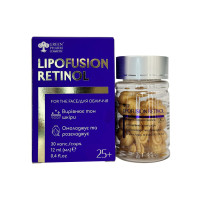 Сироватка з ретинолом в ліпосомах LipoFusion Retinol Green Pharm Cosmetic 30 капсул, 12 мл