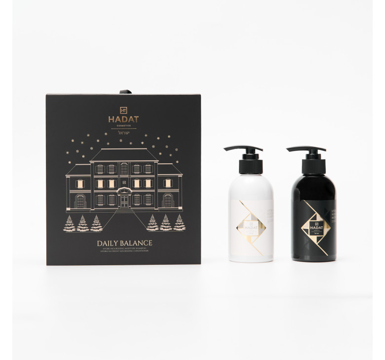 Набор для волос Hadat Daily Balance увлажняющий шампунь 250мл + кондиционер 250мл