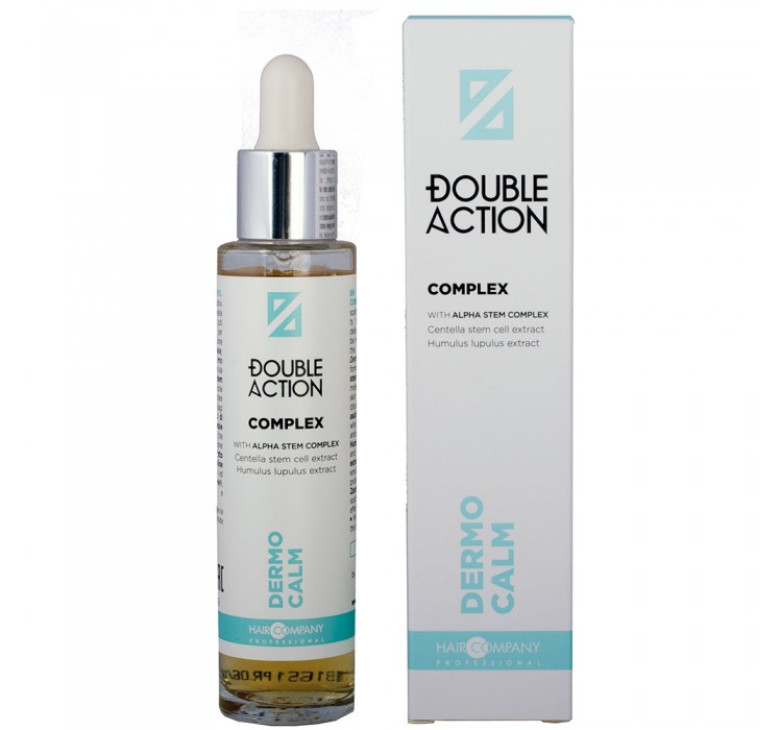 Комплекс смягчающий для чувствительной кожи головы Hair Company Double Action Dermo Calm Complex 50мл