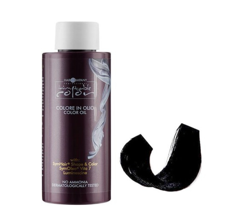 Масло для окрашивания без аммиака Hair Company Inimitable Color Oil 1 черный 100мл 100мл