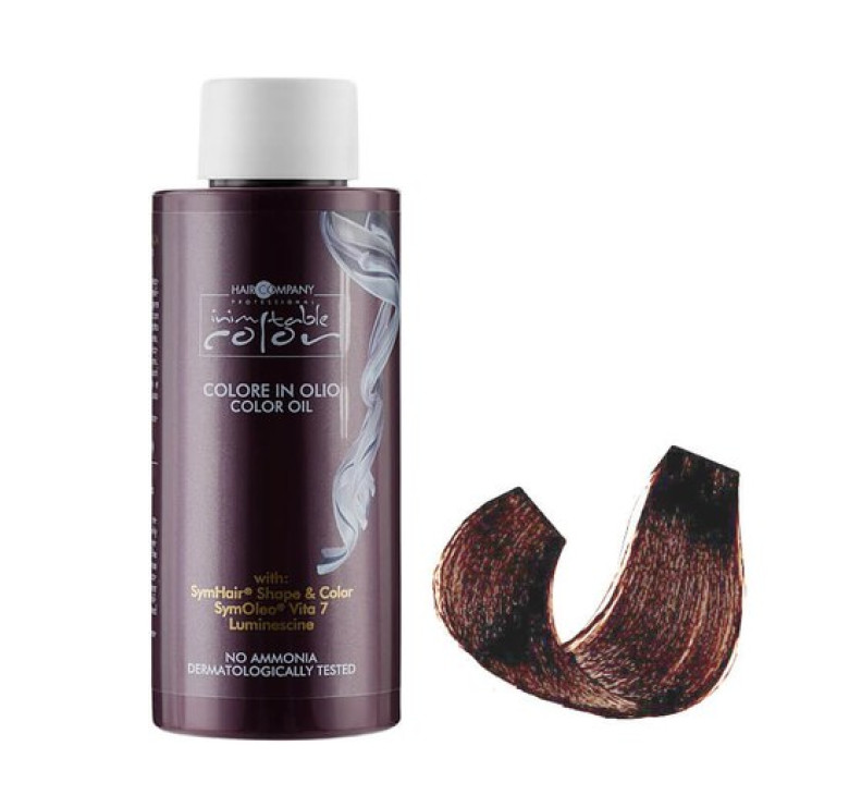 Олія для фарбування без аміаку Hair Company Inimitable Color Oil 5.32 рожеве світло-каштанове золото 100мл