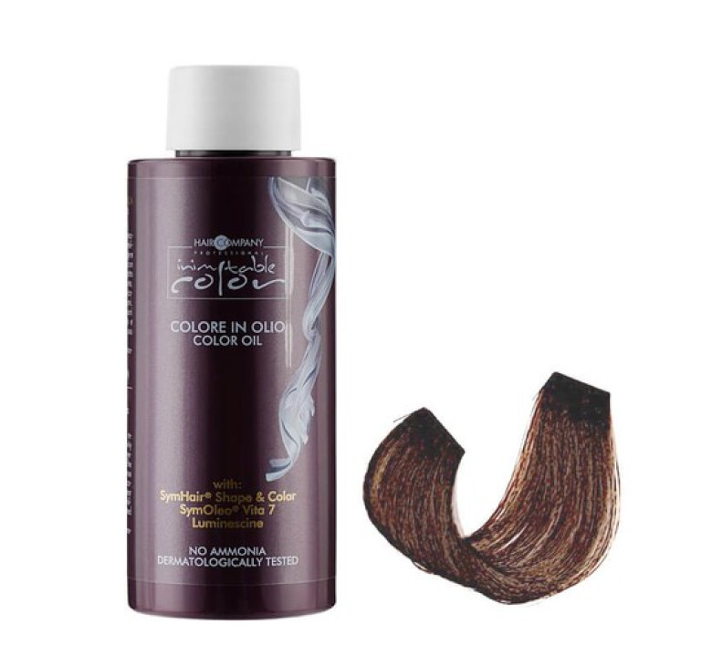 Масло для окрашивания без аммиака Hair Company Inimitable Color Oil 6.23 янтарный темно-русый 100мл