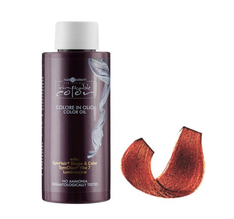 Олія для фарбування без аміаку Hair Company Inimitable Color Oil 7.46 бронзовий середній блондин 100мл