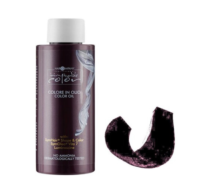 Олія для фарбування без аміаку Hair Company Inimitable Color Oil 4.2 середньо-каштановий аметист 100мл