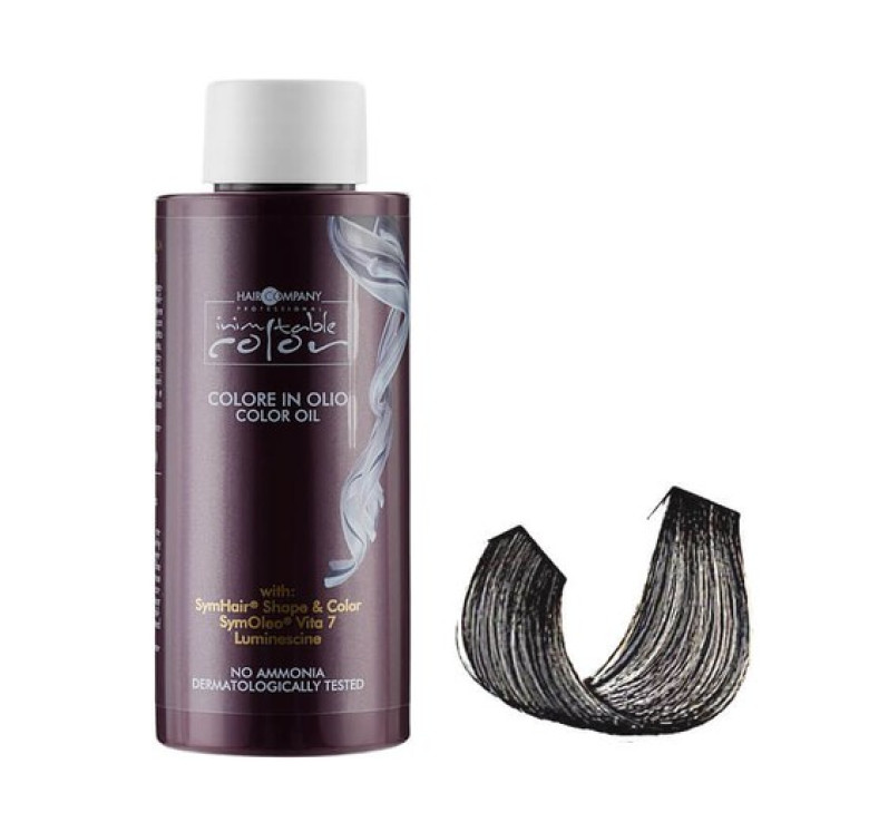 Олія для фарбування без аміаку Hair Company Inimitable Color Oil 6.12 світлий гематит темно-русявий 100мл