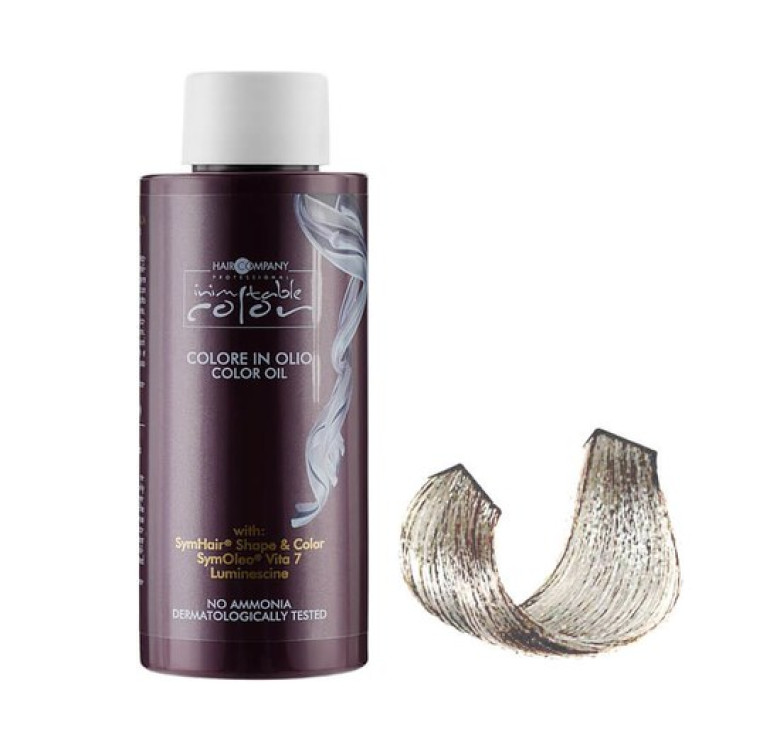 Олія для фарбування без аміаку Hair Company Inimitable Color Oil 10.11 інтенсивний попелястий платиновий 100мл