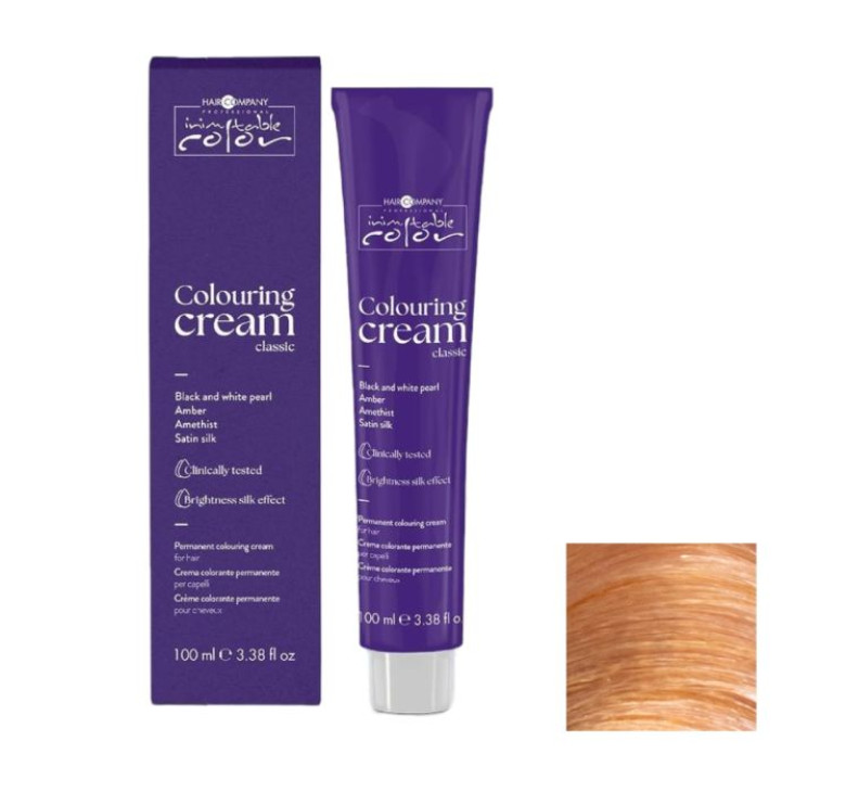 Стойкая перманентная крем-краска Hair Company Inimitable Color 10 ROSE темный платиновый блондин 100мл