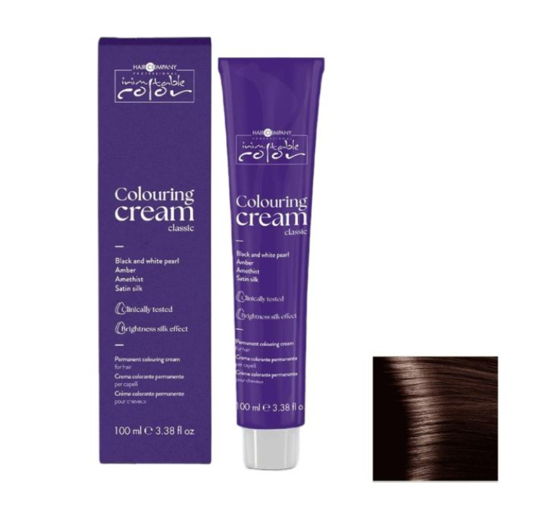 Стійка перманентна крем-фарба Hair Company Inimitable Color 6.003 темний карамельний блондин 100мл