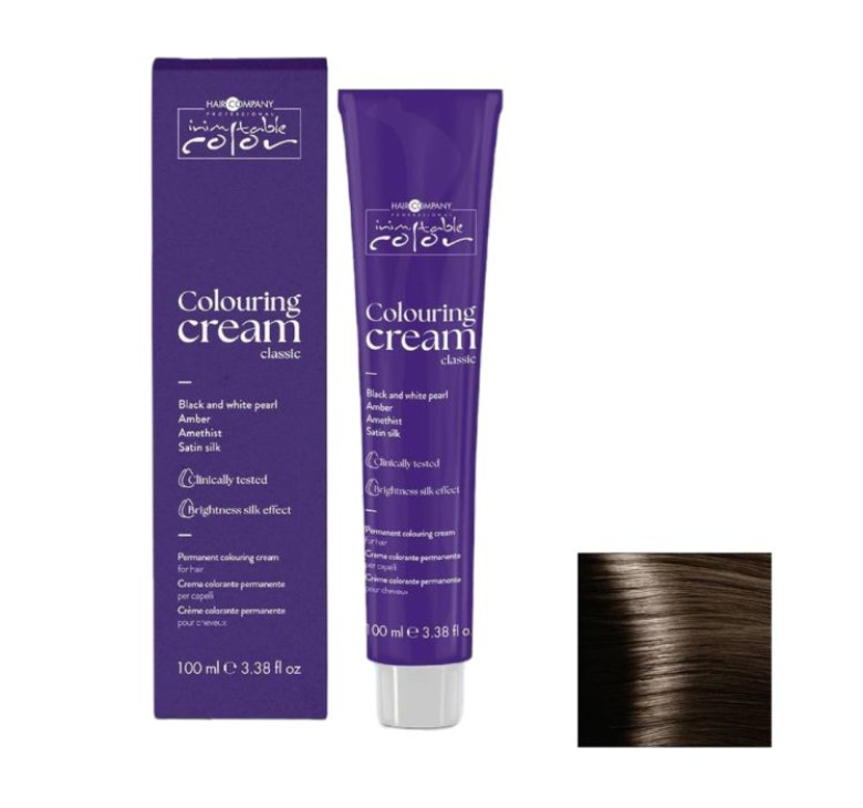 Стійка перманентна крем-фарба Hair Company Inimitable Color 6.13 какао лід 100мл