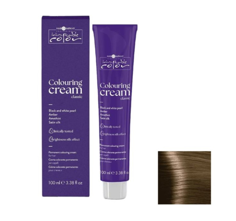 Стійка перманентна крем-фарба Hair Company Inimitable Color 8.13 холодний горіх 100мл