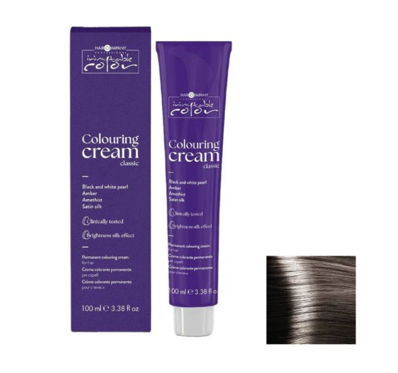 Стійка перманентна крем-фарба Hair Company Inimitable Color 9.1 суперсвітлий попелястий блондин 100мл