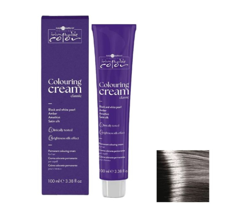 Стійка перманентна крем-фарба Hair Company Inimitable Color 10.1 платиновий попелястий блондин 100мл