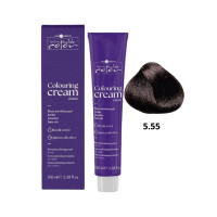 Стійка перманентна крем-фарба Hair Company Inimitable Color 5.55 світло-каштановий махагон інтенсивний 100мл